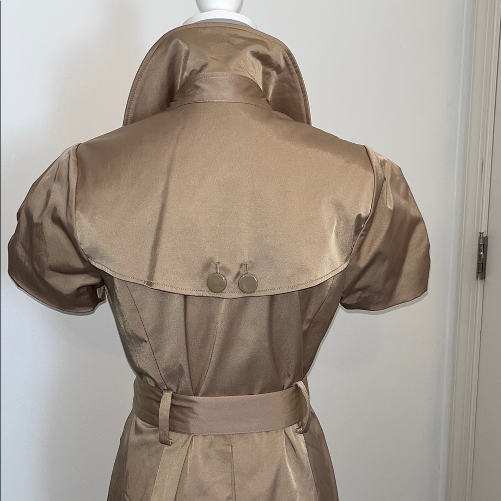 Stylish Tan Trench Coat - Picture 5 of 9